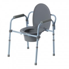 Cadeira higiênica com estrutura para vaso sanitário